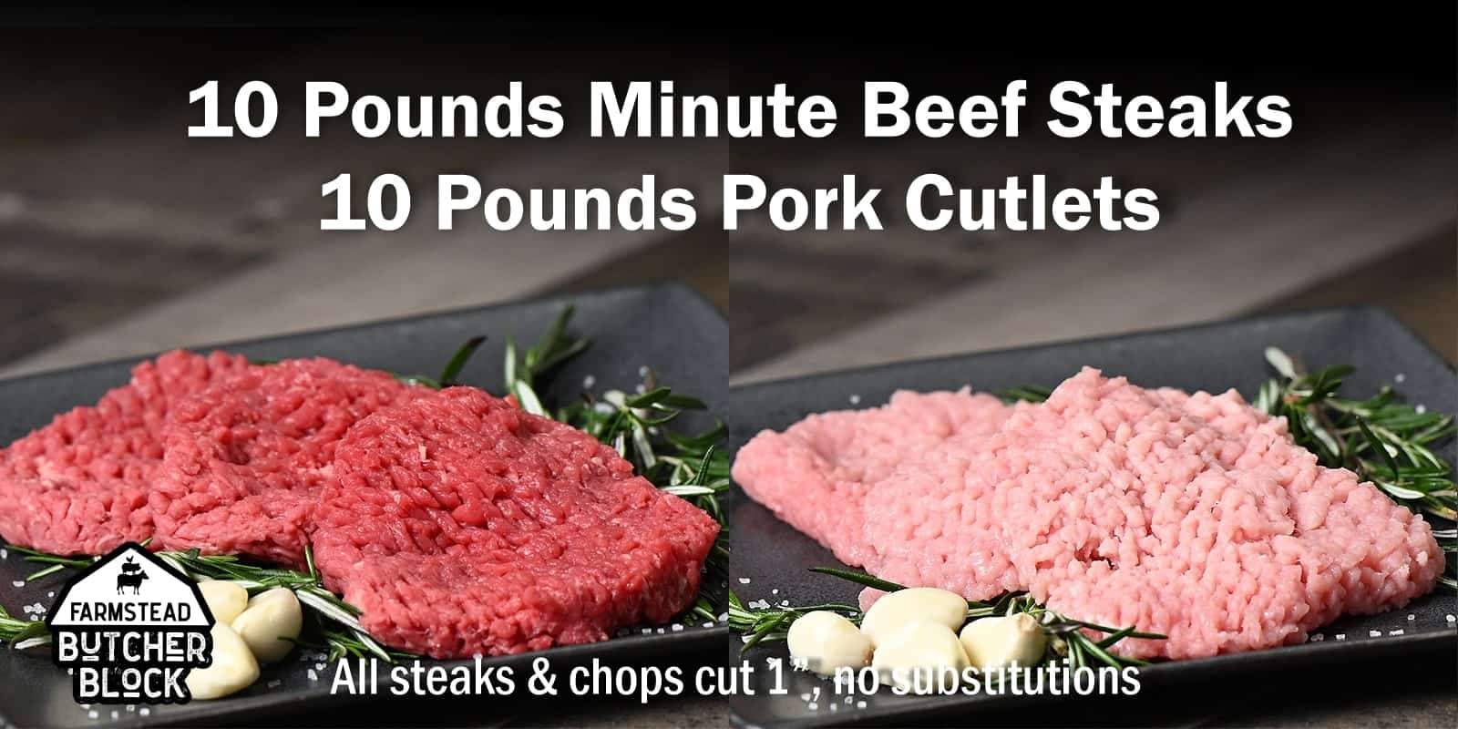 Minute Steak-Pork Cutlet Bundle