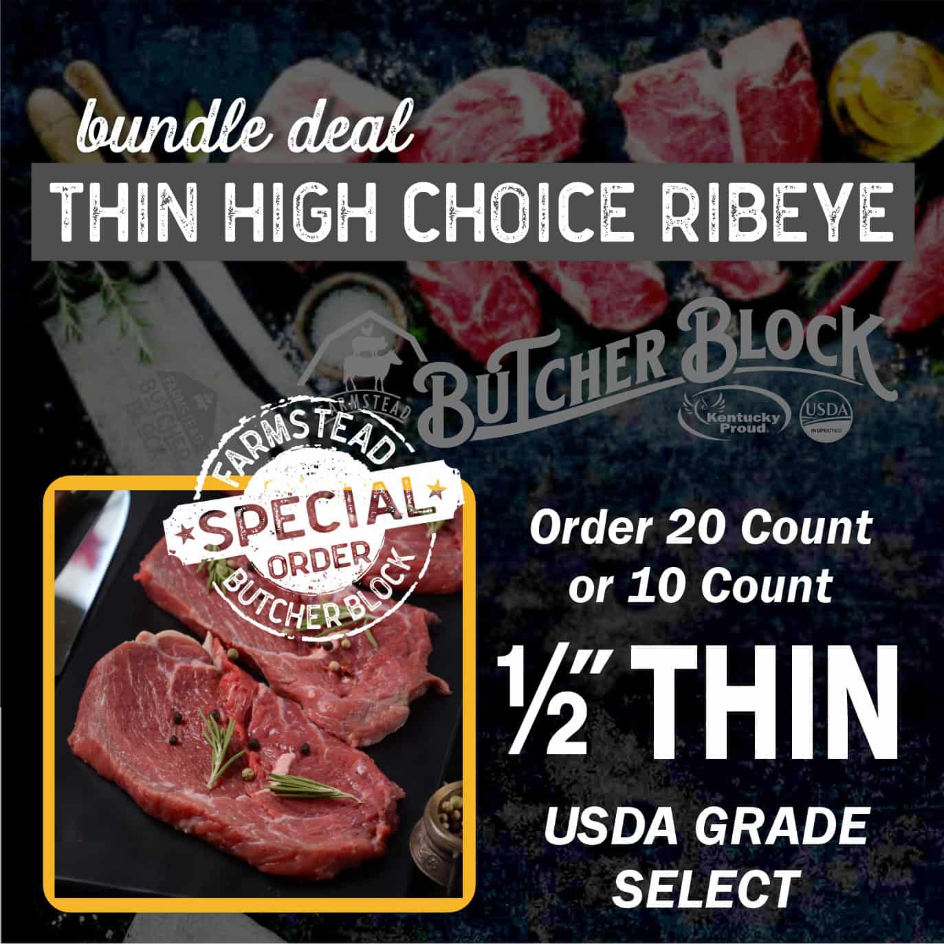 Thin High Choice Ribeye