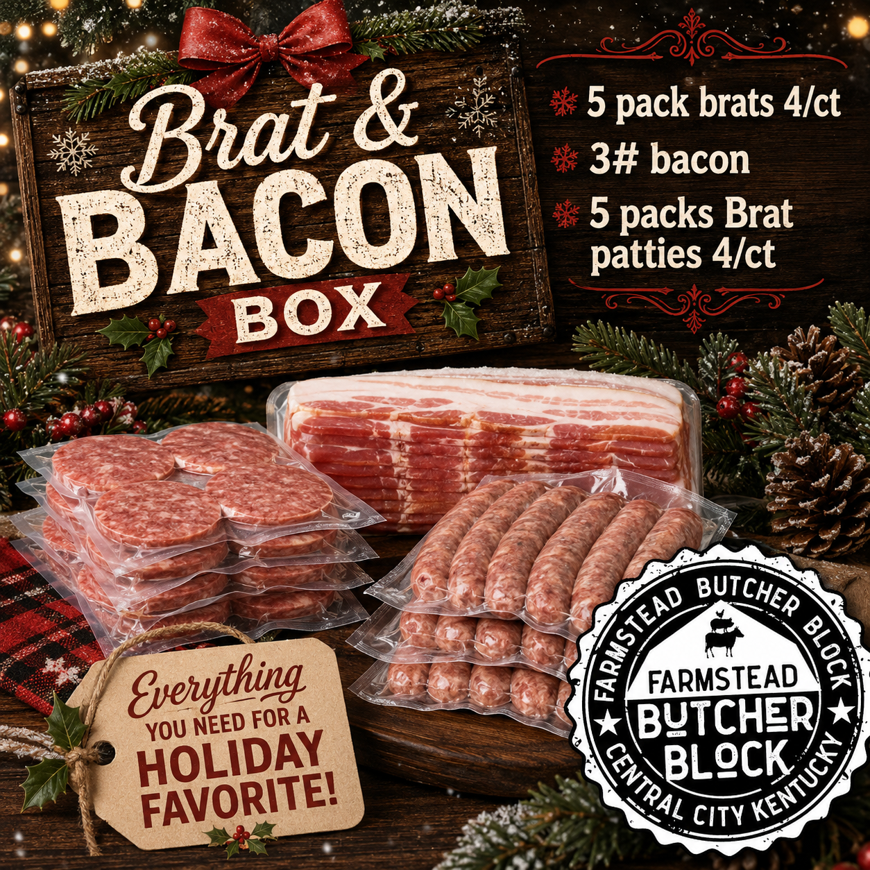 Brat & Bacon Box
